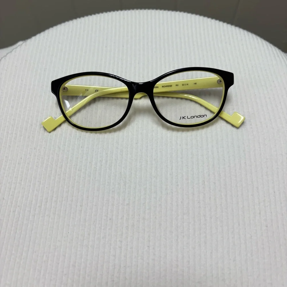 New J K London Frames Yellow and Black